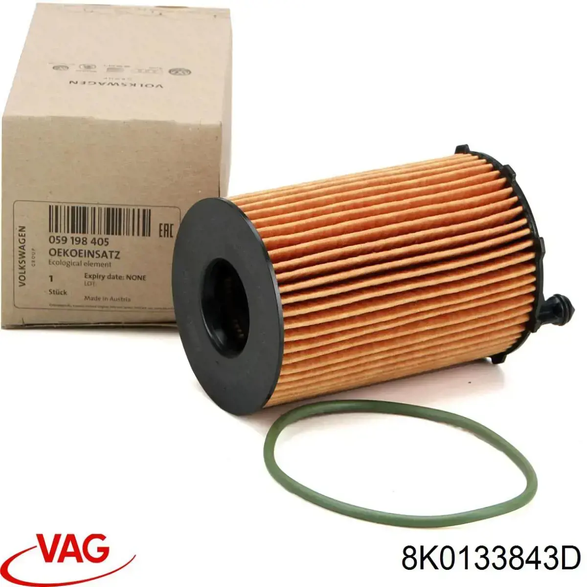 Compre 8K0133843D VAG Filtro de ar