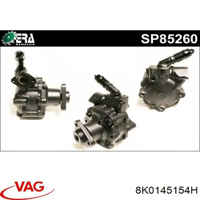 Bomba da Direção hidrâulica assistida VAG 8K0145154H preço, a partir de 109,15 USD