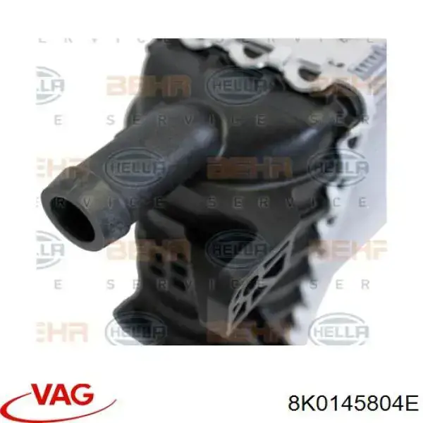 8K0145804E VAG Radiador de esfriamento de motor adicional