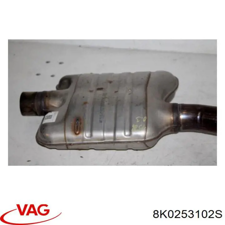 Silenciador, parte dianteira VAG 8K0253102AB preço, a partir de 840,76 USD