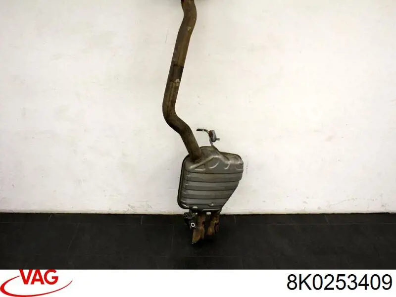 8K0253409 VAG Silenciador, parte central