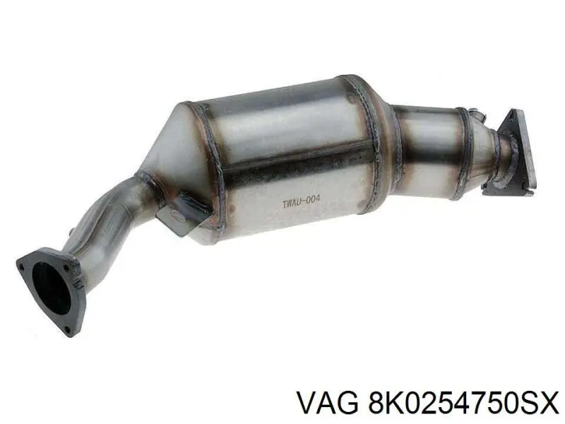 8K0254750SX VAG Filtro de partículas do sistema dos gases de escape