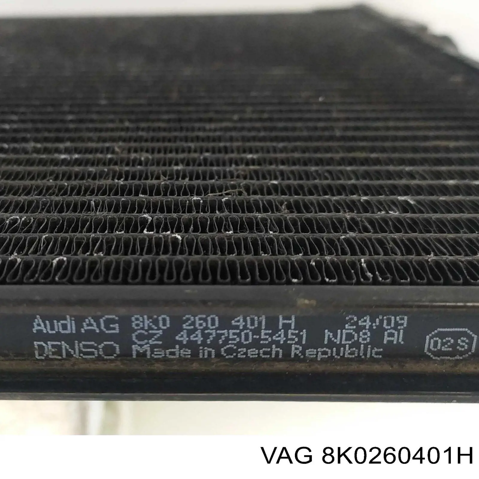 8K0260401H VAG Radiador de aparelho de ar condicionado