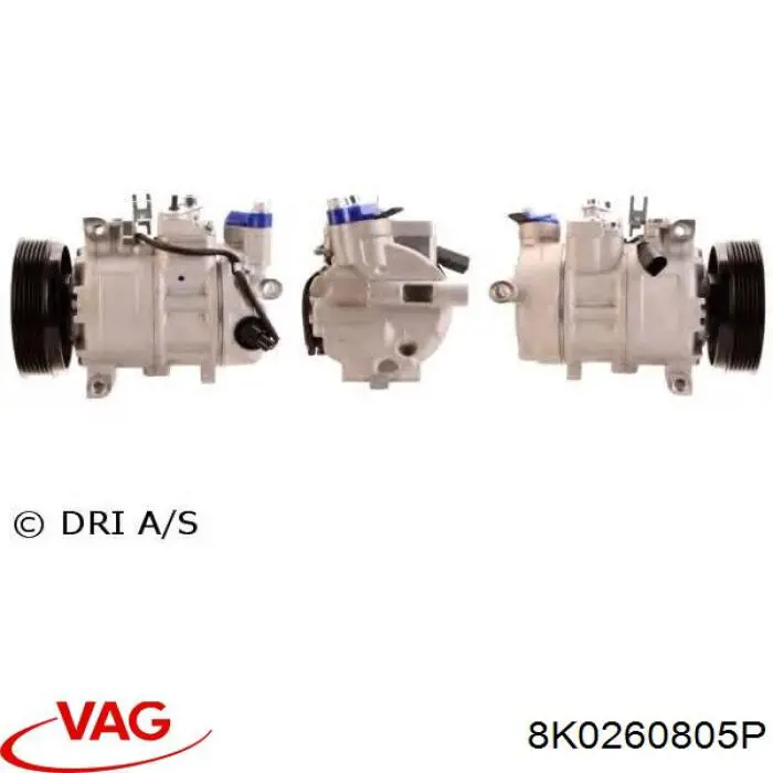Compressor de aparelho de ar condicionado VAG 8K0260805P preço, a partir de 257,09 USD