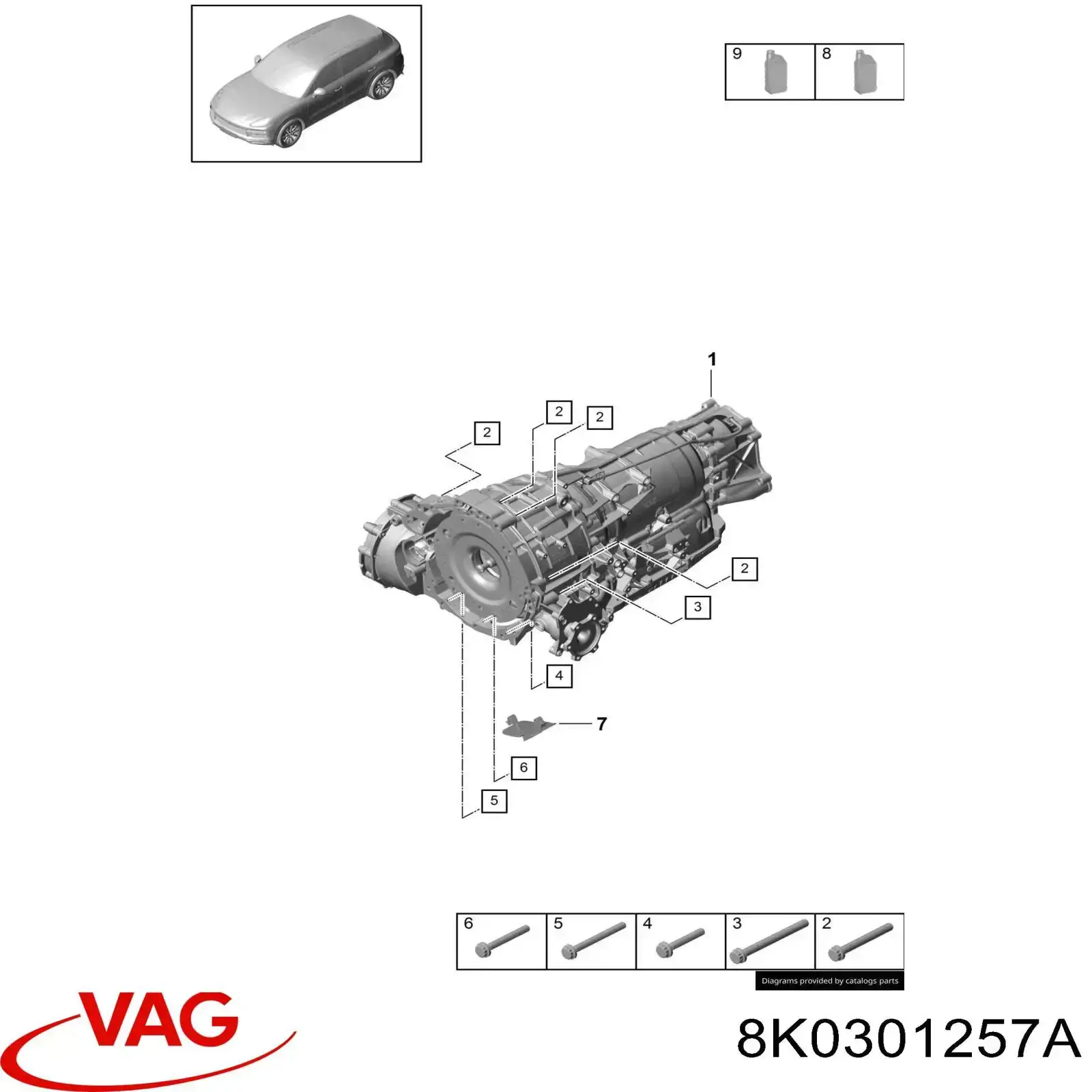  VAG 8K0301257A preço, a partir de 14,47 USD