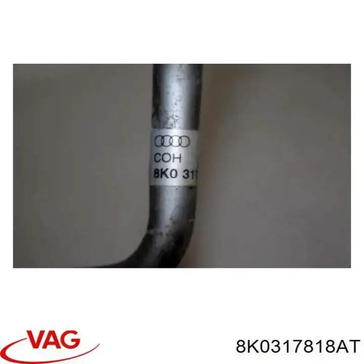 Compre 8K0317818AT VAG Tubo (mangueira) de esfriamento da Caixa Automática de Mudança, linha de combustível de retorno