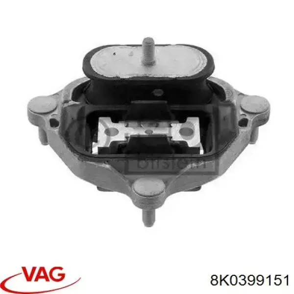 8K0399151 VAG Consola de coxim da Caixa de Mudança