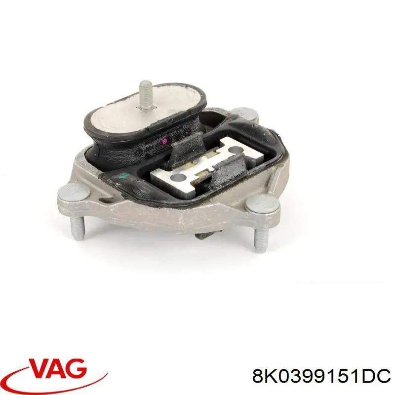 8K0399151DC VAG Coxim de transmissão (suporte da caixa de mudança)