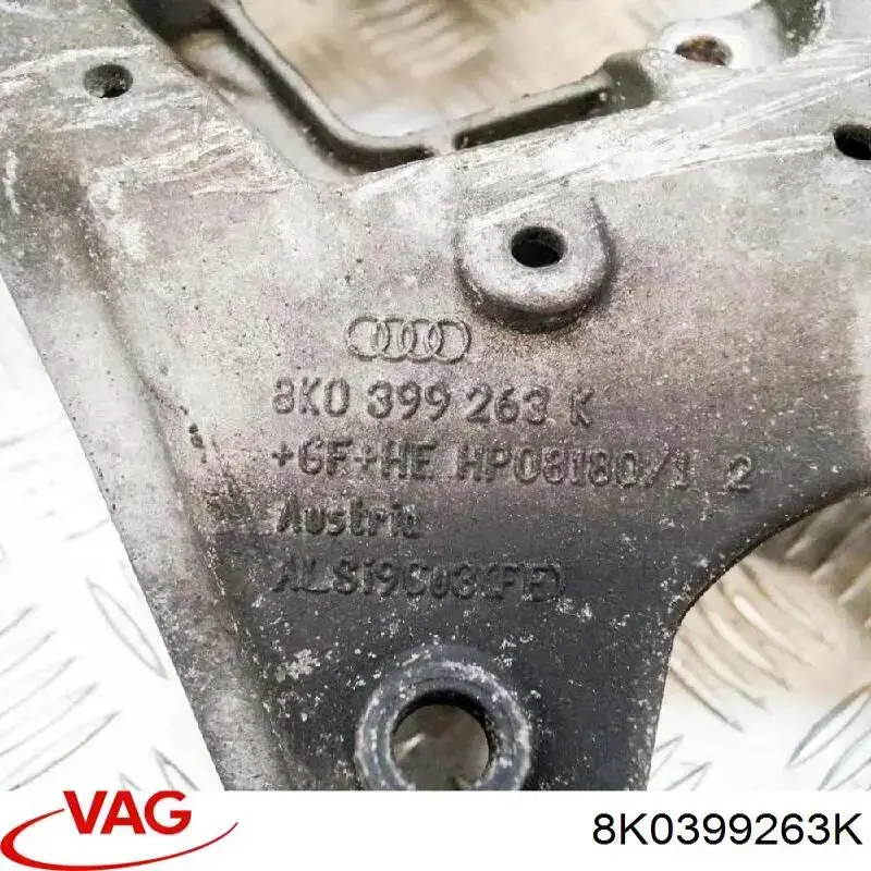 8K0399263K VAG Viga de fixação da caixa de mudança