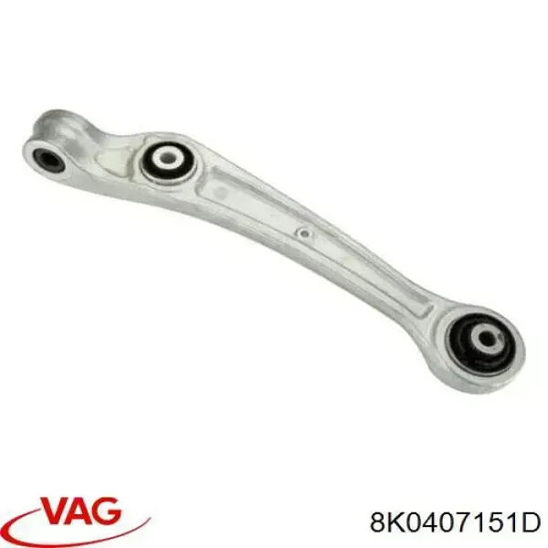 Braço oscilante inferior esquerdo de suspensão dianteira VAG 8K0407151D preço, a partir de 75,80 USD