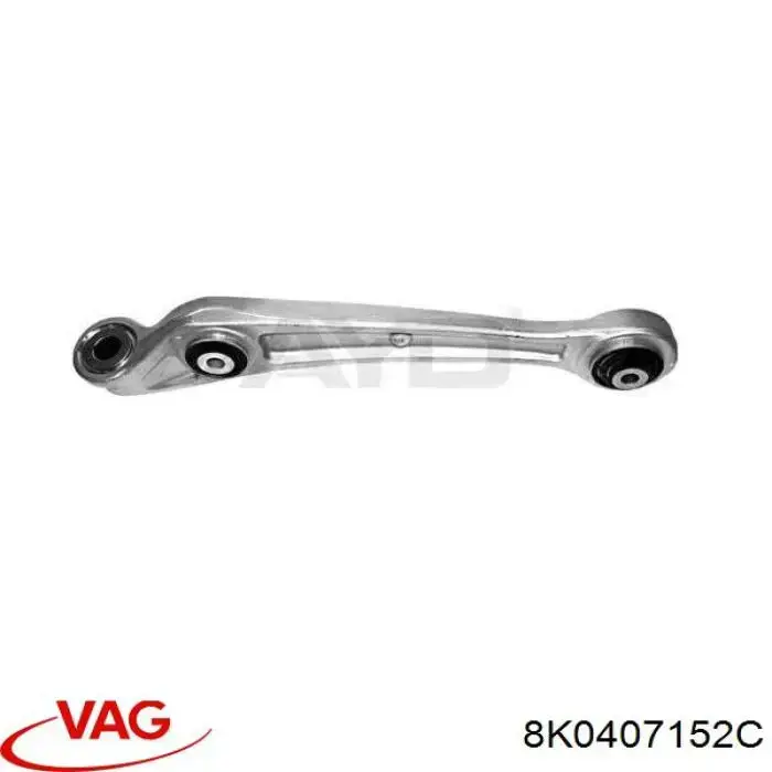 8K0407152C VAG Braço oscilante inferior direito de suspensão dianteira