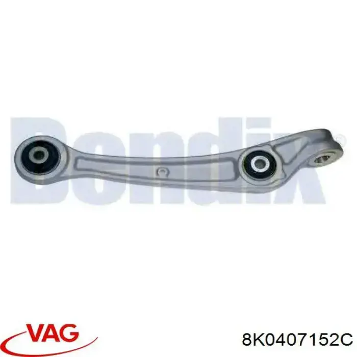 Braço oscilante inferior direito de suspensão dianteira VAG 8K0407152C preço, a partir de 57,65 USD