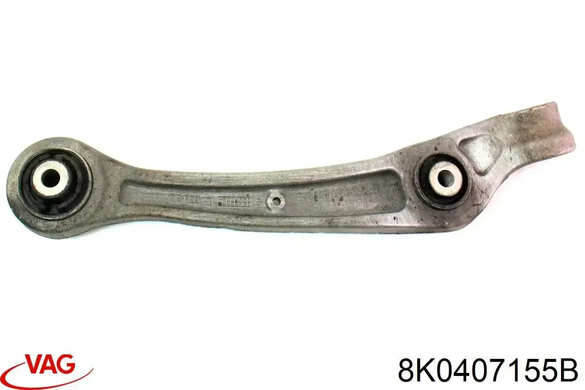 8K0407155B VAG Braço oscilante inferior esquerdo de suspensão dianteira