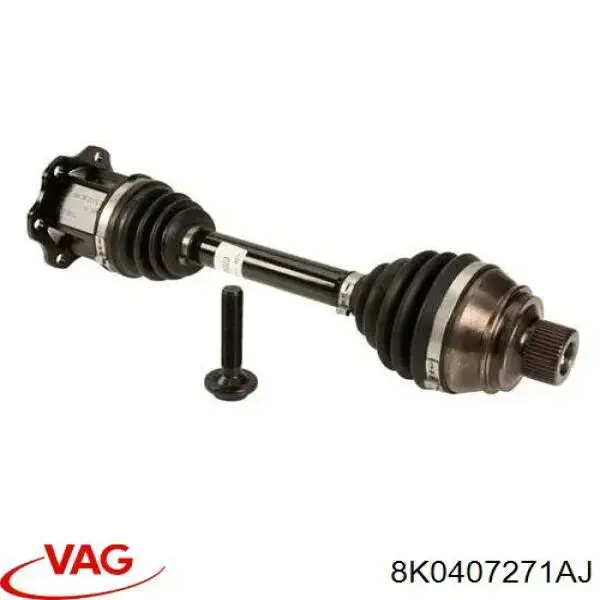 Semieixo (acionador) dianteiro VAG 8K0407271AJ preço, a partir de 109,15 USD