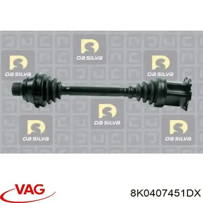Compre 8K0407451DX VAG Semieixo (acionador) dianteiro