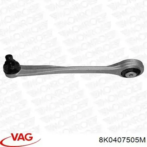 Braço oscilante superior esquerdo de suspensão dianteira VAG 8K0407505M preço, a partir de 54,27 USD