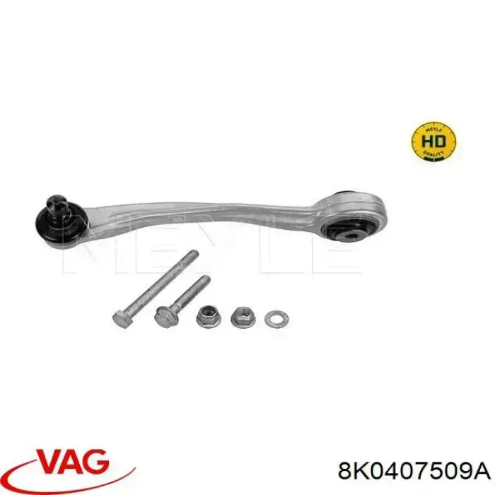 Compre 8K0407509A VAG Braço oscilante superior esquerdo de suspensão dianteira
