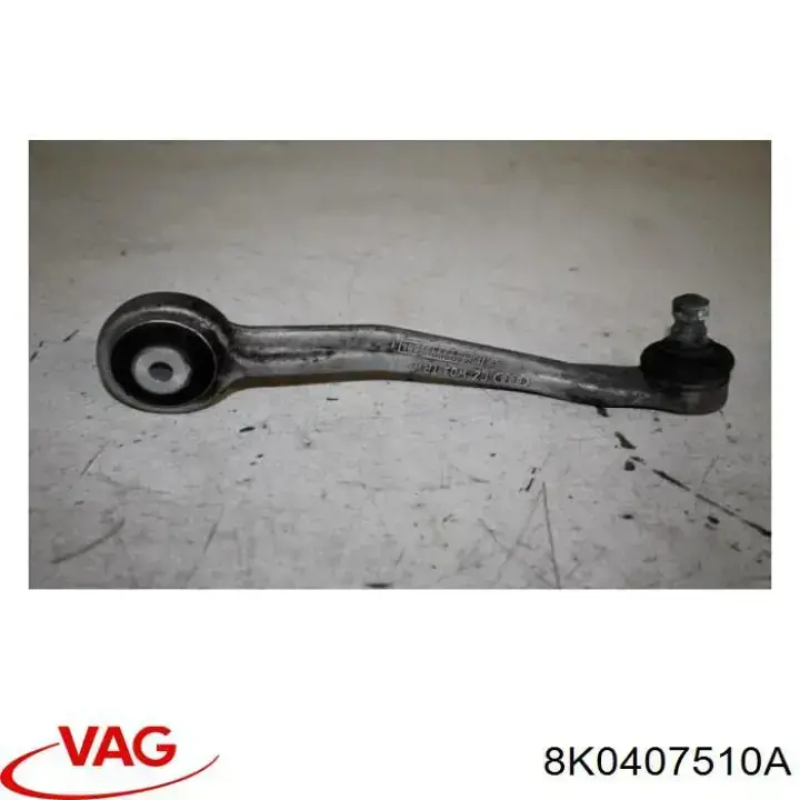 8K0407510A VAG Braço oscilante superior direito de suspensão dianteira