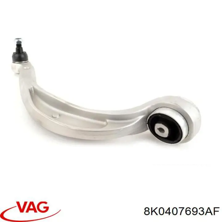 Braço oscilante inferior esquerdo de suspensão dianteira VAG 8K0407693AF preço, a partir de 123,63 USD