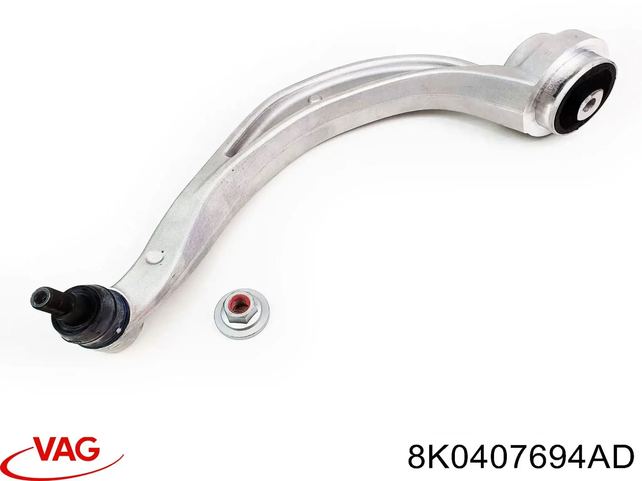 8K0407694AD VAG Braço oscilante inferior direito de suspensão dianteira