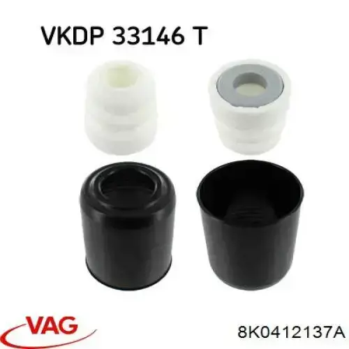 Bota de proteção de amortecedor dianteiro VAG 8K0412137A preço, a partir de 4,36 USD