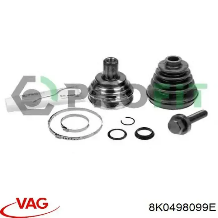 Compre 8K0498099E VAG Junta homocinética externa dianteira