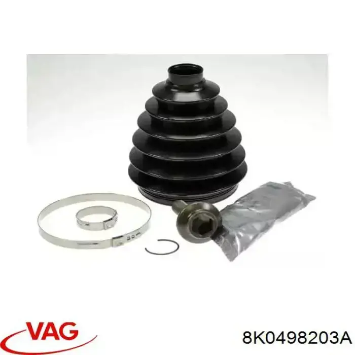 Compre 8K0498203A VAG Bota de proteção externa de junta homocinética do semieixo dianteiro