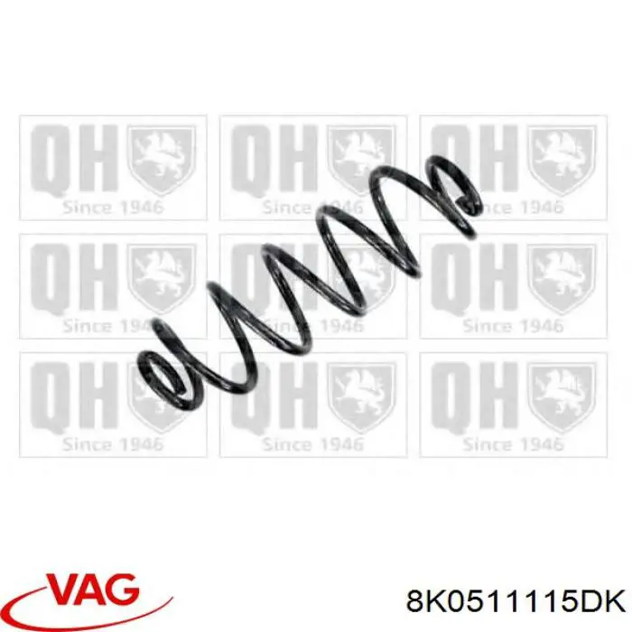 8K0511115DK VAG Mola traseira