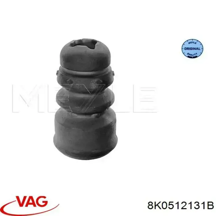 Compre 8K0512131B VAG Pára-choque (grade de proteção) de amortecedor traseiro