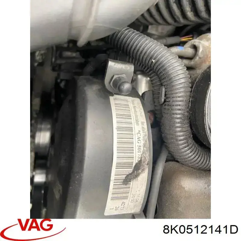 Compre 8K0512141D VAG Espaçador (anel de borracha) da mola dianteira superior