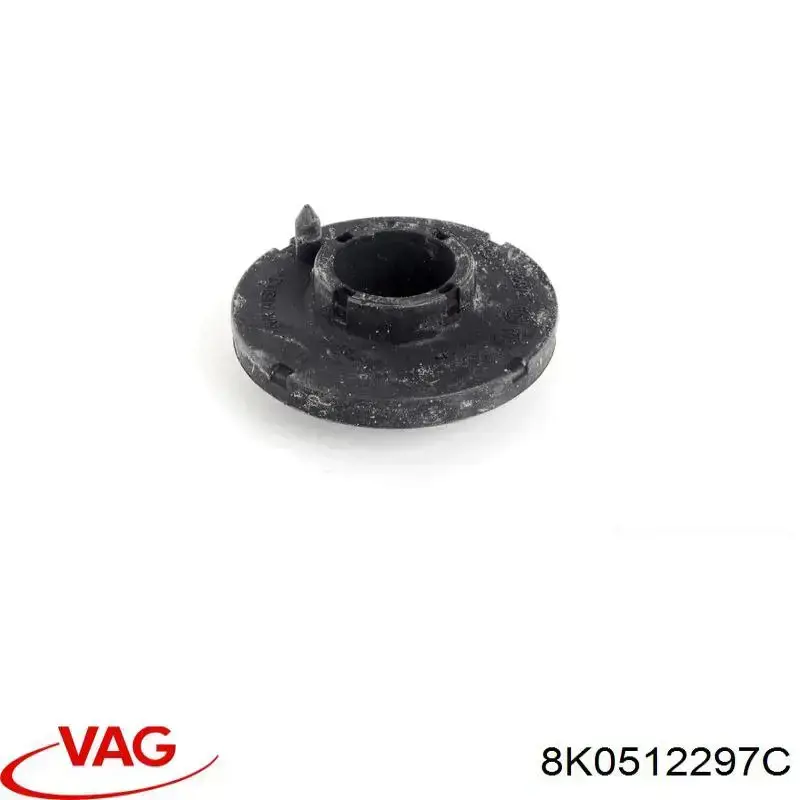 8K0512297C VAG Espaçador (anel de borracha) da mola traseira inferior