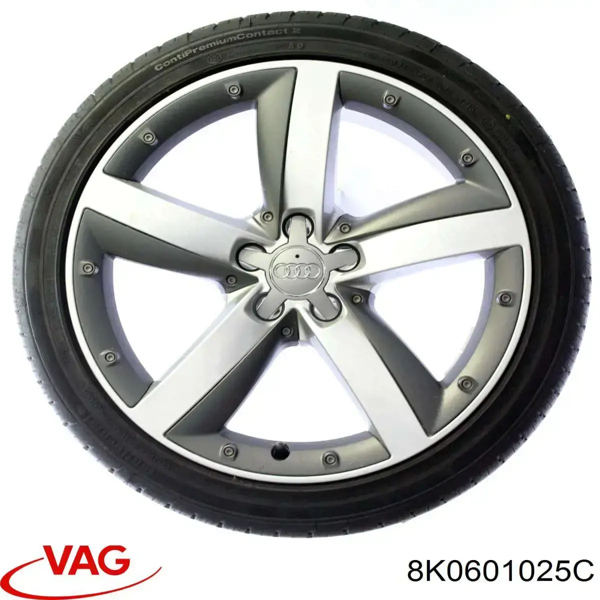 8K0601025C VAG Discos de roda de aleação ligeira (de aleação ligeira, de titânio)