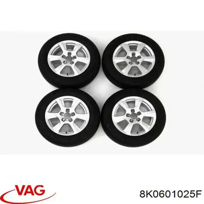 8K0601025F VAG Discos de roda de aleação ligeira (de aleação ligeira, de titânio)