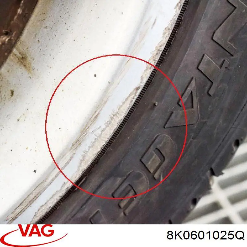Compre 8K0601025Q VAG Discos de roda de aleação ligeira (de aleação ligeira, de titânio)