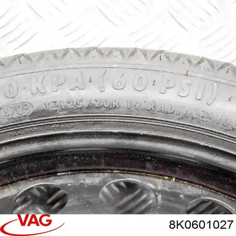Discos de roda de aço (estampados) VAG 8K0601027 preço, a partir de 122,64 USD