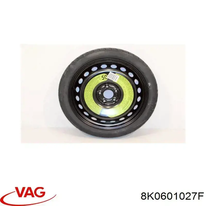 8K0601027F VAG Discos de roda de aço (estampados)