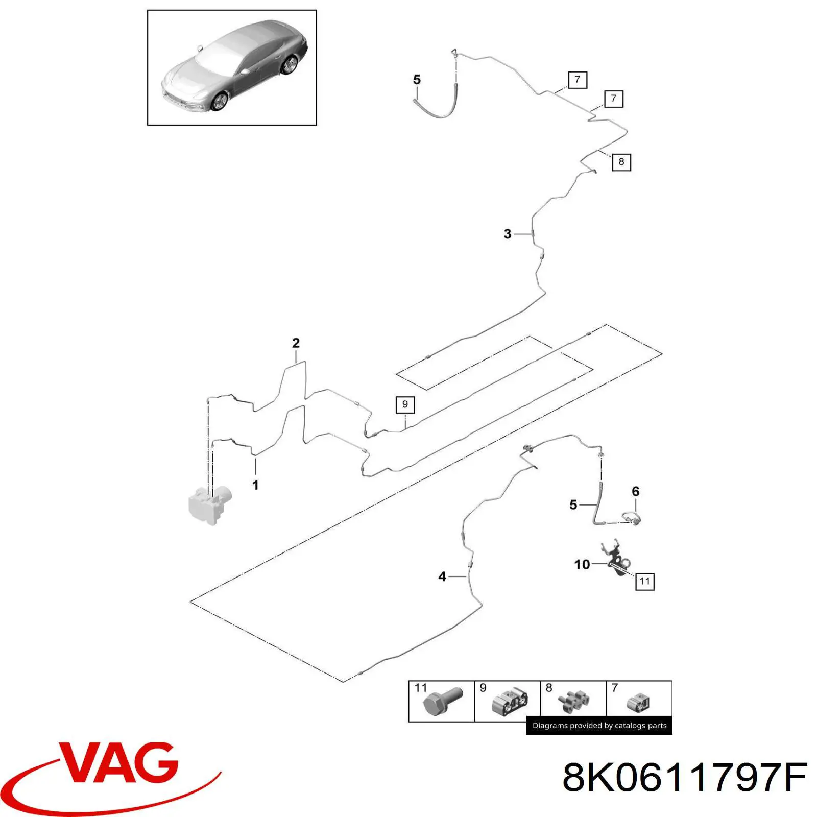  VAG 1K0611797A preço, a partir de 2,62 USD