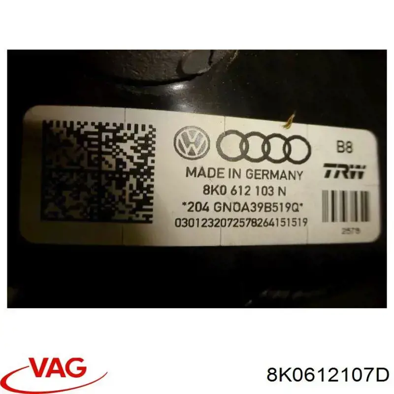 Reforçador dos freios a vácuo VAG 8K0612107D preço, a partir de 69,81 USD