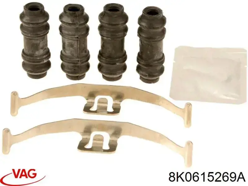 Kit de molas de fixação de sapatas de disco dianteiras VAG 8K0615269A preço, a partir de 13,30 USD