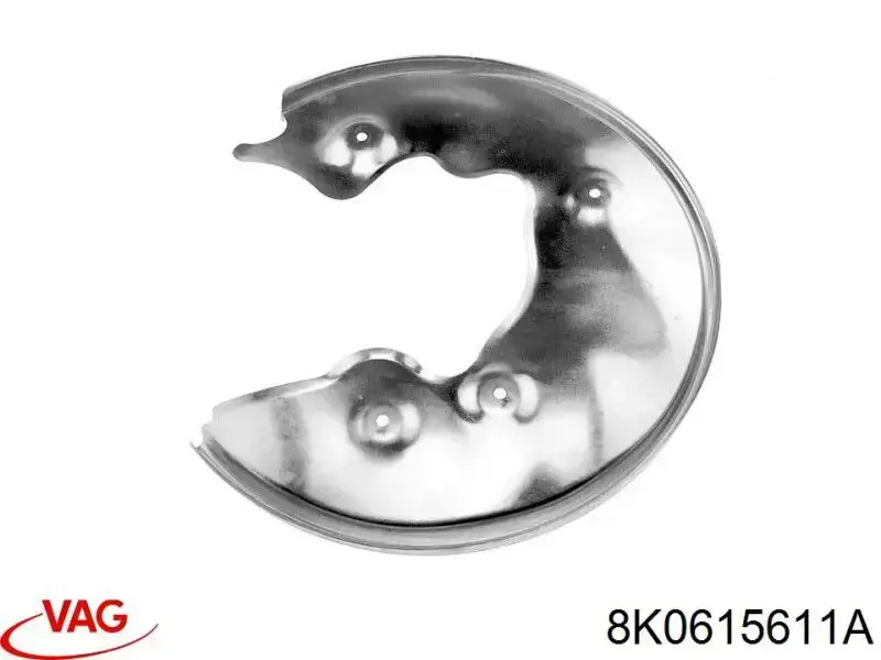 Proteção esquerda do freio de disco traseiro VAG 8K0615611A preço, a partir de 36,21 USD