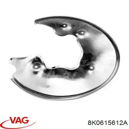 Proteção direita do freio de disco traseiro VAG 8K0615612A preço, a partir de 34,13 USD