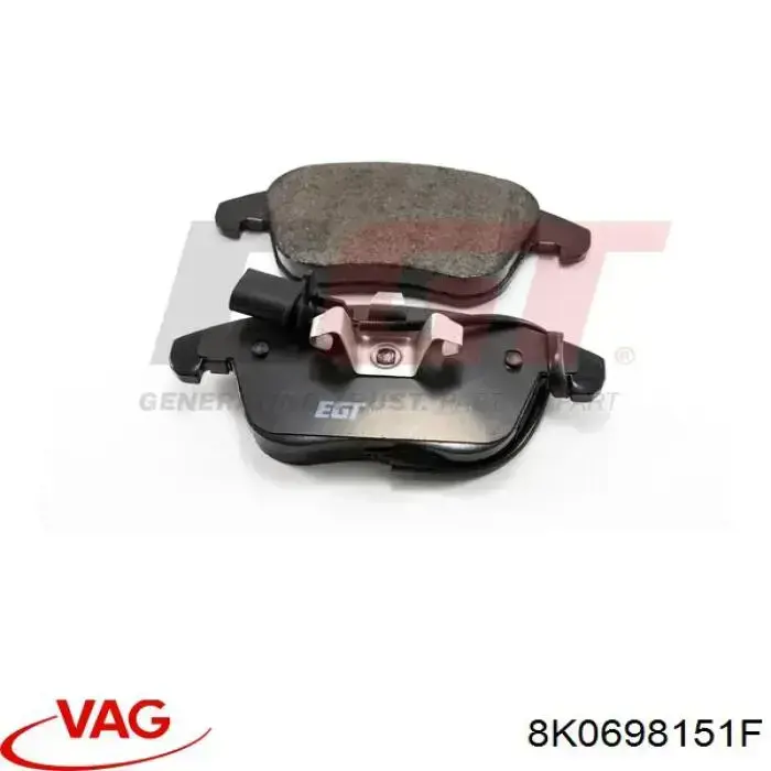 Sapatas do freio dianteiras de disco VAG 8K0698151F preço, a partir de 45,42 USD