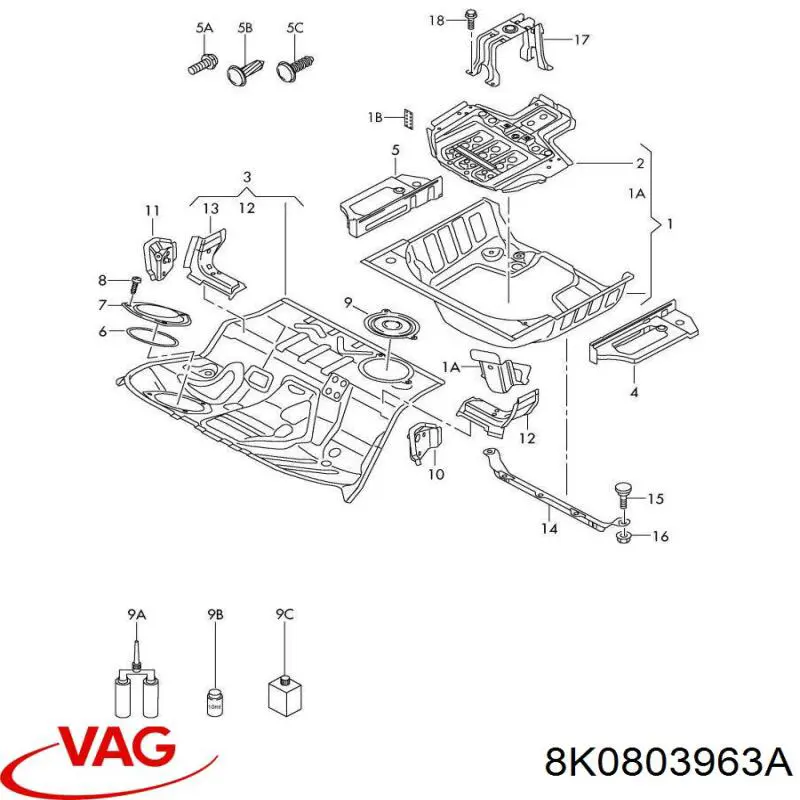 8K0803963A VAG 