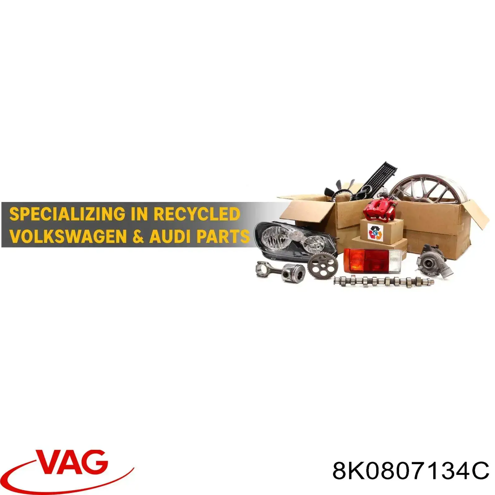 Consola de reforçador do pára-choque dianteiro VAG 8K0807134C preço, a partir de 85,11 USD