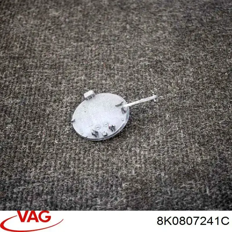 8K0807241C VAG Tampão traseiro do pára-choque do gancho de reboque