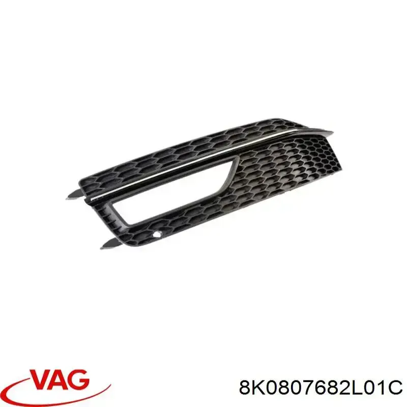 Grelha direita do pára-choque dianteiro VAG 8K0807682L01C preço, a partir de 46,65 USD