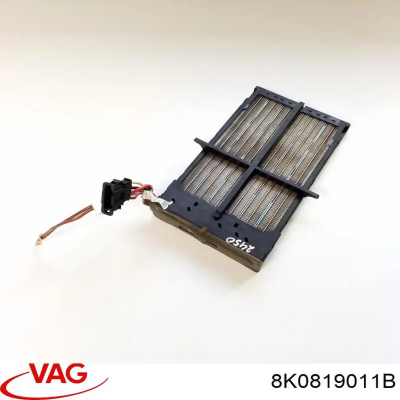8K0819011B VAG Aquecedor elétrico de ar do sistema de calefacção de salão