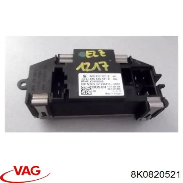 Compre 8K0820521 VAG Resistor (resistência) de ventilador de forno (de aquecedor de salão)