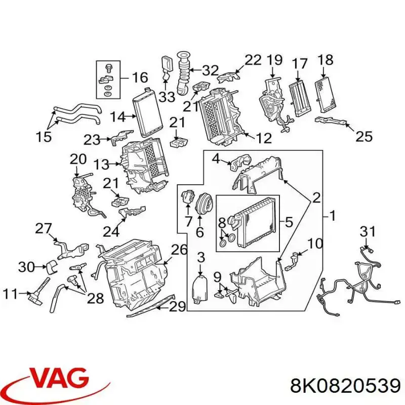 Sensor de temperatura do vaporizador VAG 8K0820539 preço, a partir de 47,36 USD