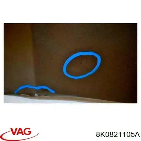 Pára-lama dianteiro esquerdo VAG 8K0821105A preço, a partir de 90,61 USD